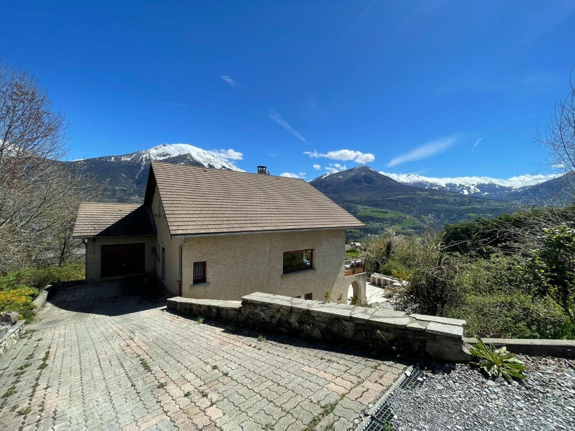 Gite Confort 15 Couchages, Vue Panoramique Montagne Hautes Alpes, Terrasses Embrun Buitenkant foto