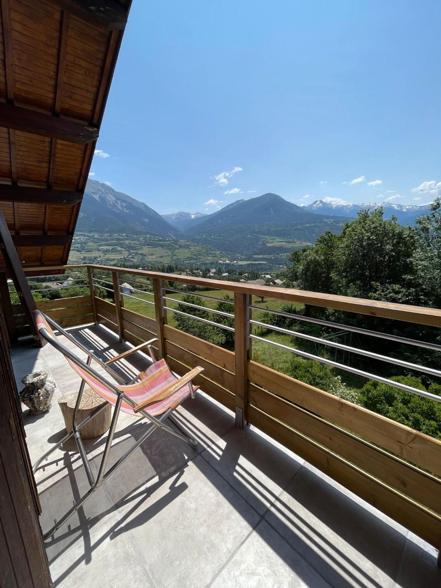 Gite Confort 15 Couchages, Vue Panoramique Montagne Hautes Alpes, Terrasses Embrun Buitenkant foto